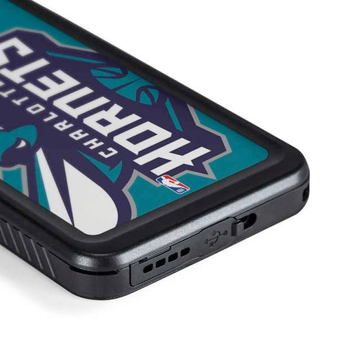 NBA Charlotte Hornets Large Logo Galaxy S24 Waterproof Case