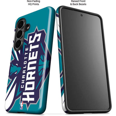 NBA Charlotte Hornets Large Logo Galaxy S26 Impact Case