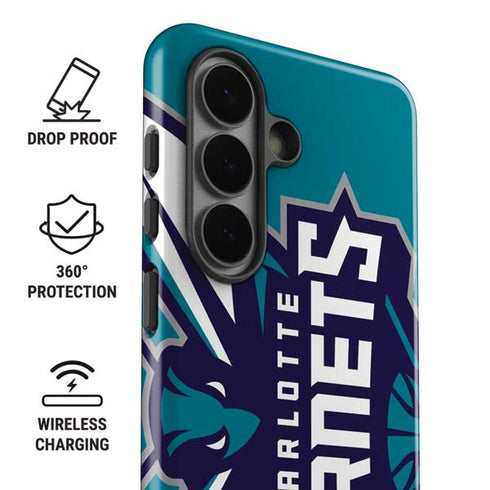 NBA Charlotte Hornets Large Logo Galaxy S26 Plus Impact Case