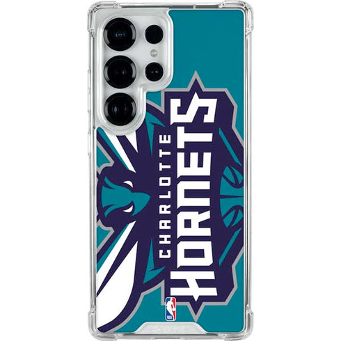 NBA Charlotte Hornets Large Logo Galaxy S26 Ultra Clear Case