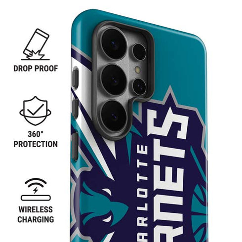 NBA Charlotte Hornets Large Logo Galaxy S26 Ultra Impact Case
