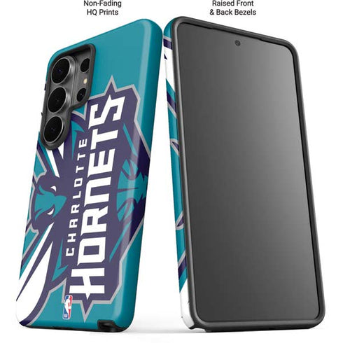 NBA Charlotte Hornets Large Logo Galaxy S26 Ultra Impact Case