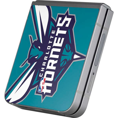 NBA Charlotte Hornets Large Logo Galaxy Z Flip6 Skin