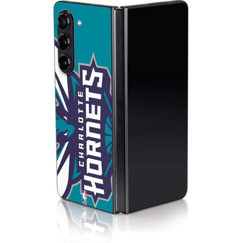 NBA Charlotte Hornets Large Logo Galaxy Z Fold5 5G Skin
