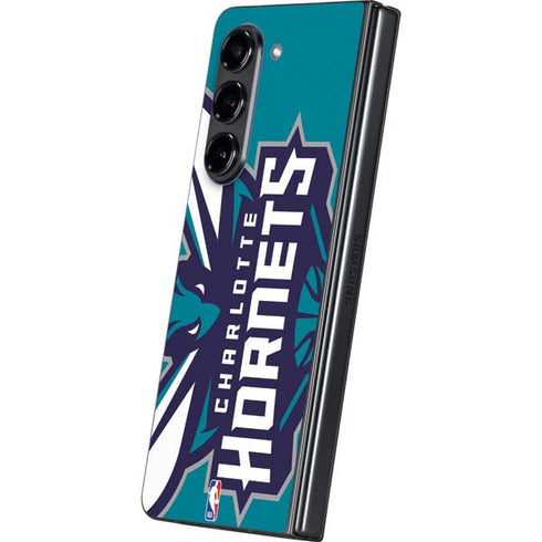 NBA Charlotte Hornets Large Logo Galaxy Z Fold5 5G Skin