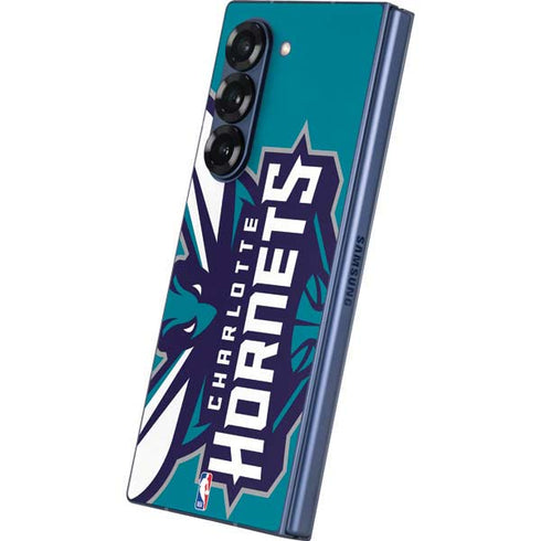 NBA Charlotte Hornets Large Logo Galaxy Z Fold6 Skin
