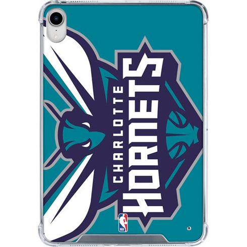 NBA Charlotte Hornets Large Logo iPad 11th Gen (2025) Clear Case