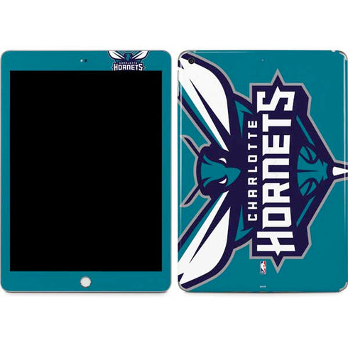 NBA Charlotte Hornets Large Logo Apple iPad Skin