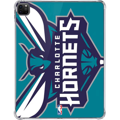 NBA Charlotte Hornets Large Logo iPad Pro 11in (2024) Clear Case