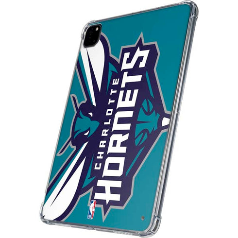 NBA Charlotte Hornets Large Logo iPad Pro 11in (2024) Clear Case