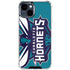 NBA Charlotte Hornets Large Logo iPhone 15 Clear Case