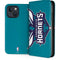 NBA Charlotte Hornets Large Logo iPhone 15 Plus Folio Case