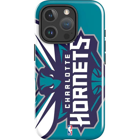 NBA Charlotte Hornets Large Logo iPhone 16 Pro Impact Case
