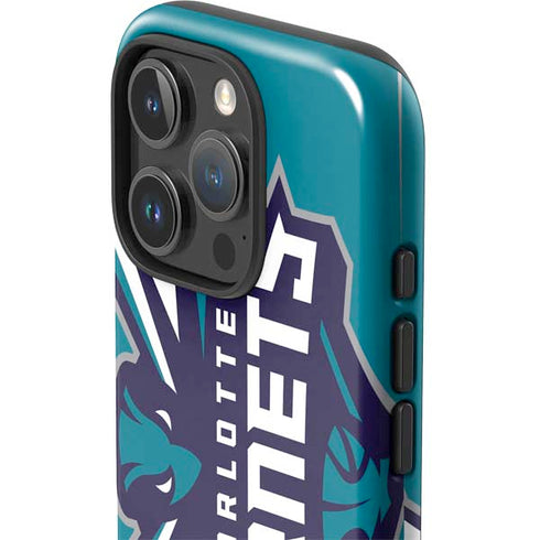 NBA Charlotte Hornets Large Logo iPhone 16 Pro Impact Case