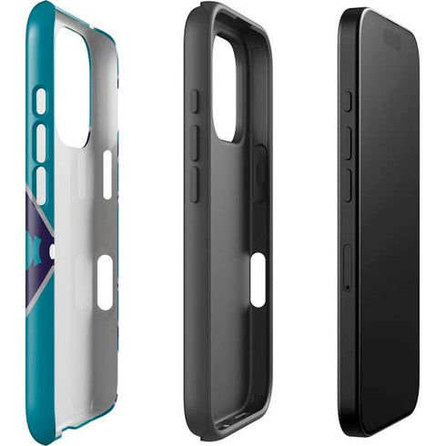 NBA Charlotte Hornets Large Logo iPhone 16 Pro Impact Case