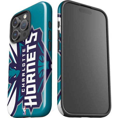NBA Charlotte Hornets Large Logo iPhone 16 Pro Impact Case