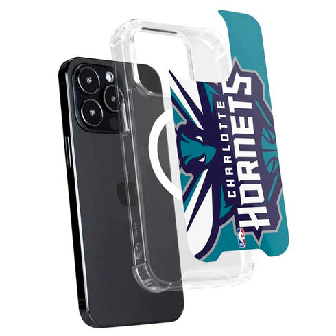 NBA Charlotte Hornets Large Logo iPhone 16 Pro Max MagSafe Case