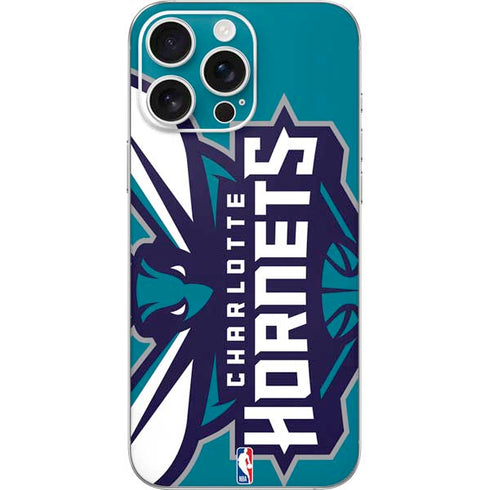 NBA Charlotte Hornets Large Logo iPhone 16 Pro Max Skin