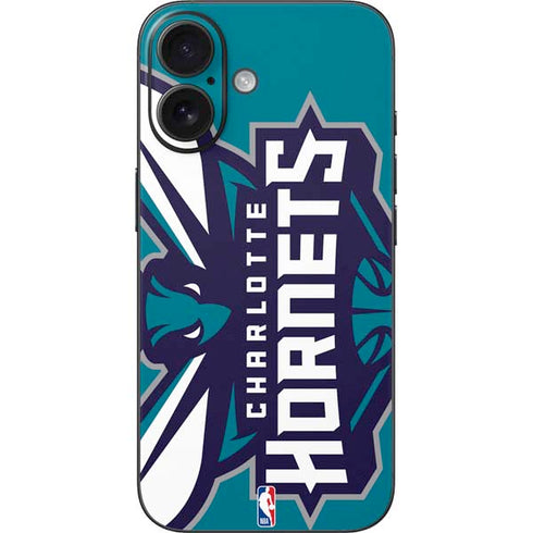 NBA Charlotte Hornets Large Logo iPhone 16 Skin