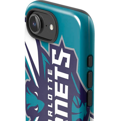 NBA Charlotte Hornets Large Logo iPhone 16e Impact Case