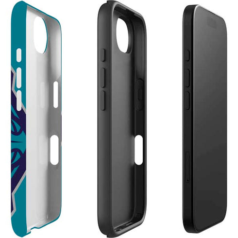 NBA Charlotte Hornets Large Logo iPhone 16e Impact Case