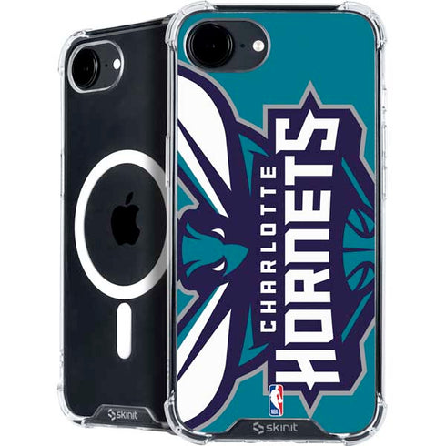 NBA Charlotte Hornets Large Logo iPhone 16e MagSafe Case