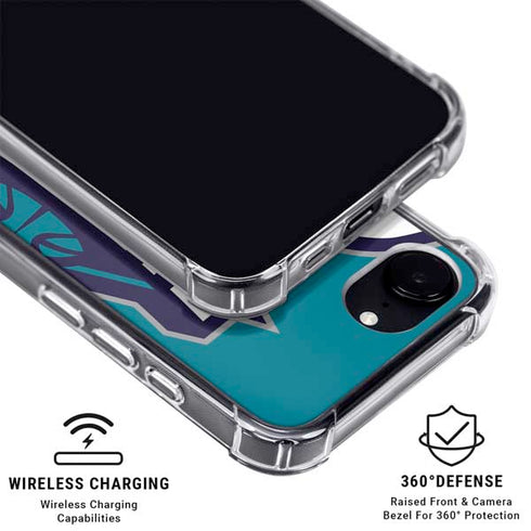 NBA Charlotte Hornets Large Logo iPhone 16e MagSafe Case