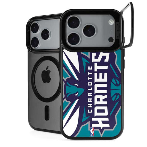NBA Charlotte Hornets Large Logo iPhone 18 Pro Kickstand Case