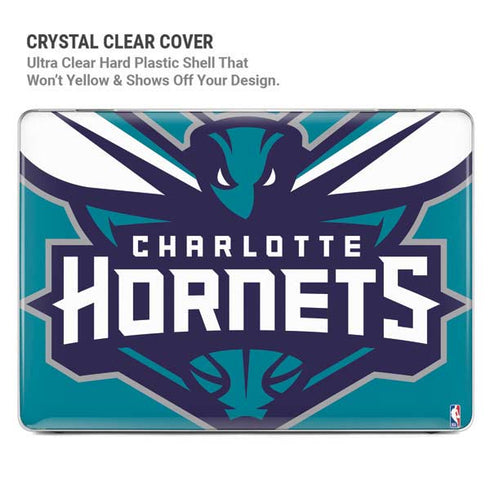 NBA Charlotte Hornets Large Logo MacBook Pro 14in (2021-24) Case plus Skin