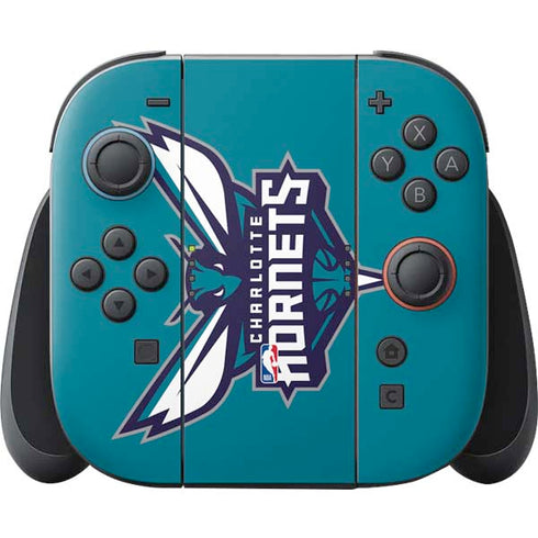 NBA Charlotte Hornets Large Logo Nintendo Switch 2 (2025) Joy-Con Controller Skin