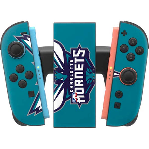 NBA Charlotte Hornets Large Logo Nintendo Switch 2 (2025) Joy-Con Controller Skin