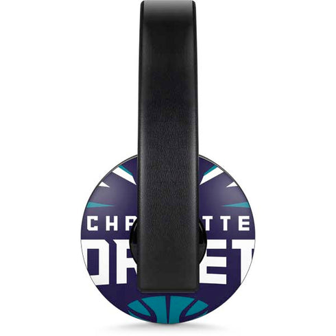 NBA Charlotte Hornets Large Logo PlayStation 4 Gold Wireless Headset Skin