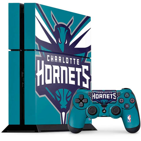 NBA Charlotte Hornets Large Logo PlayStation PS4 Skins