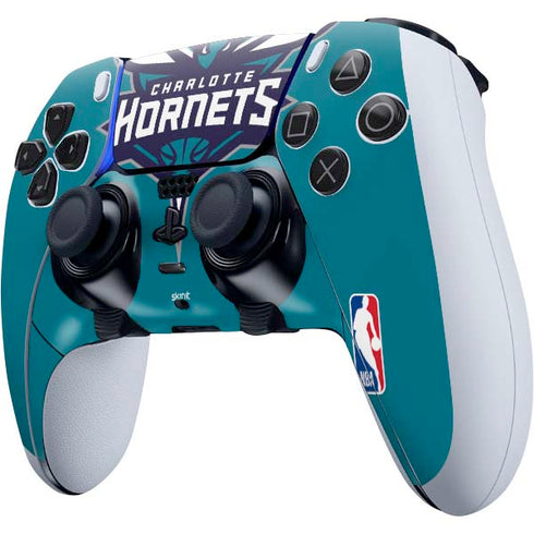 NBA Charlotte Hornets Large Logo PS5 DualSense Edge Pro Controller Skin