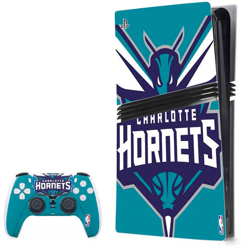 NBA Charlotte Hornets Large Logo PlayStation PS5 Skins