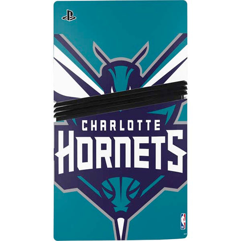 NBA Charlotte Hornets Large Logo PS5 Pro Disk Console Skin