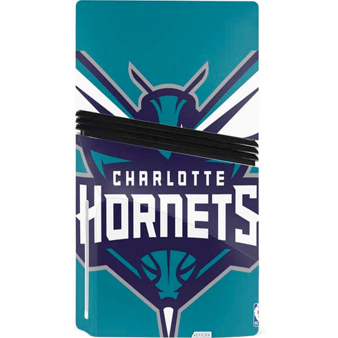 NBA Charlotte Hornets Large Logo PS5 Pro Disk Console Skin