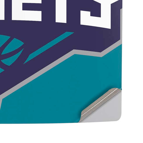 NBA Charlotte Hornets Large Logo PS5 Pro Disk Console Skin