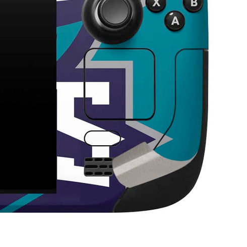 NBA Charlotte Hornets Large Logo Steam Deck Handheld Gaming Computer Skin