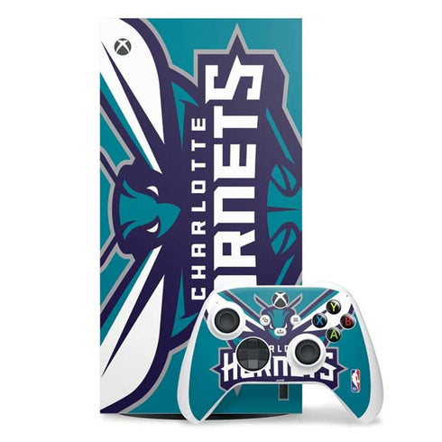 NBA Charlotte Hornets Large Logo Xbox Series X Skins
