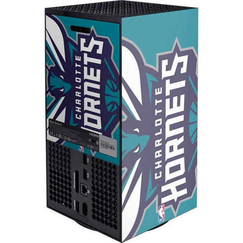 NBA Charlotte Hornets Large Logo XBox Series X Digital Edition Console Skin