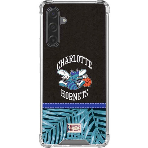 NBA Charlotte Hornets Retro Palms Galaxy A17 Clear Case