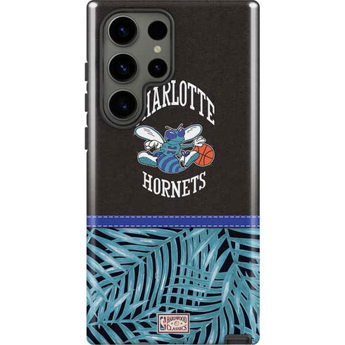 NBA Charlotte Hornets Retro Palms Galaxy S23 Ultra Pro Case