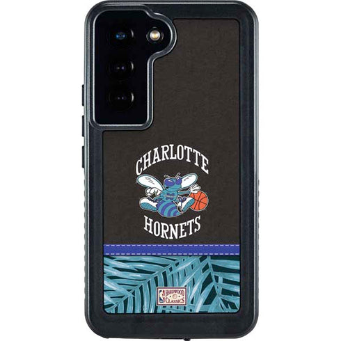 NBA Charlotte Hornets Retro Palms Galaxy S24 Waterproof Case