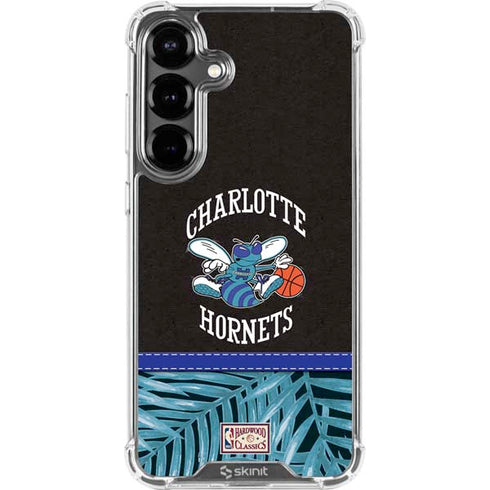 NBA Charlotte Hornets Retro Palms Galaxy S26 Clear Case