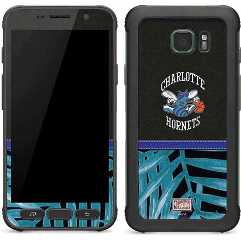 NBA Charlotte Hornets Retro Palms Galaxy S7 Active Skin