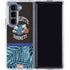 NBA Charlotte Hornets Retro Palms Galaxy Z Fold5 5G Clear Case