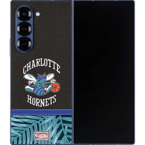 NBA Charlotte Hornets Retro Palms Galaxy Z Fold6 Skin