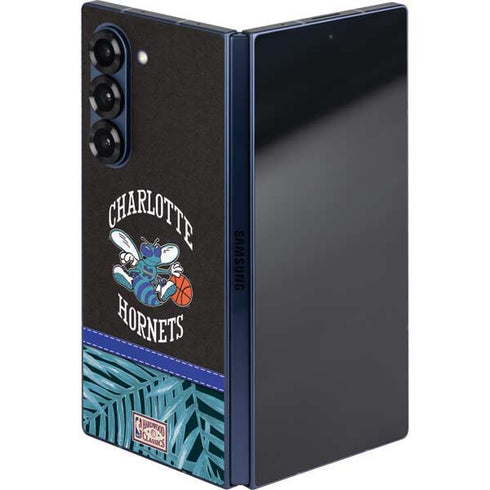 NBA Charlotte Hornets Retro Palms Galaxy Z Fold6 Skin
