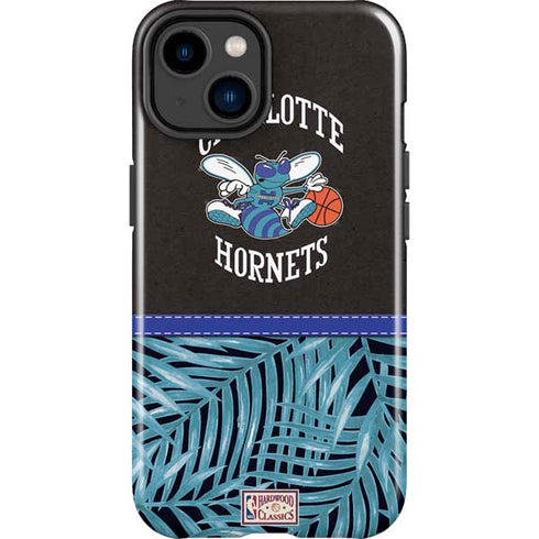 NBA Charlotte Hornets Retro Palms iPhone 15 Impact Case